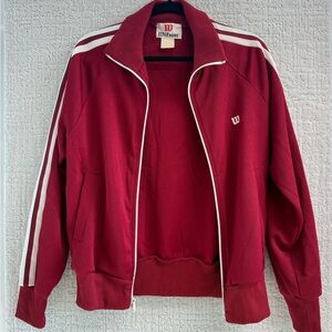 Wilson Vintage track tennis jacket S